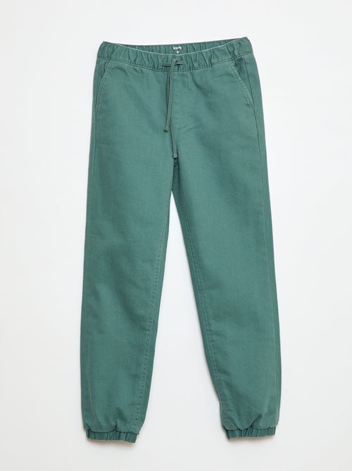 Pantalon jogger doublé - Kiabi