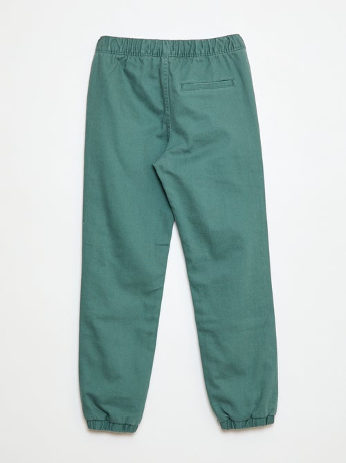 Pantalon jogger doublé - Kiabi
