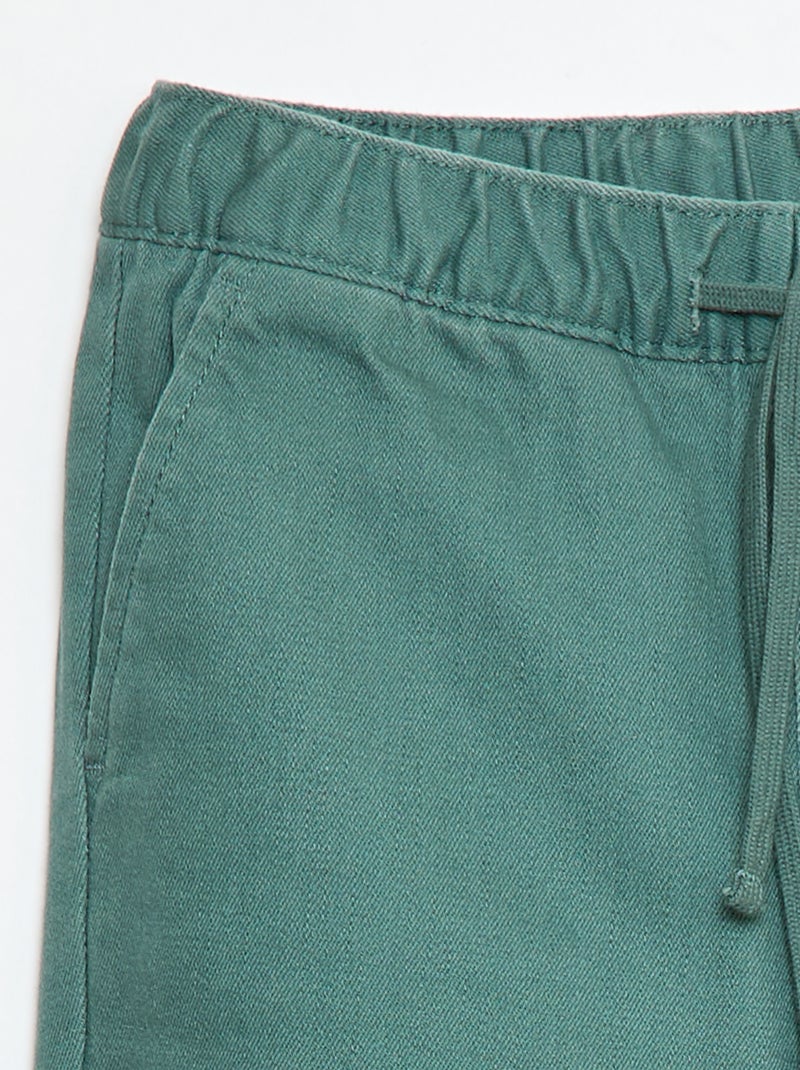 Pantalon jogger doublé Vert - Kiabi