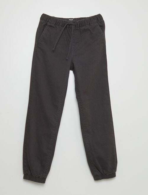 Pantalon jogger droit avec doublure intérieure - Kiabi