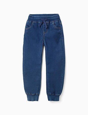Pantalon Jogger en Denim Slim