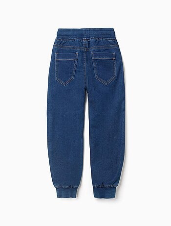 Pantalon Jogger en Denim Slim