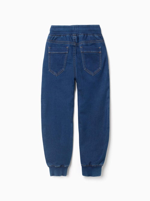 Pantalon Jogger en Denim Slim - Kiabi