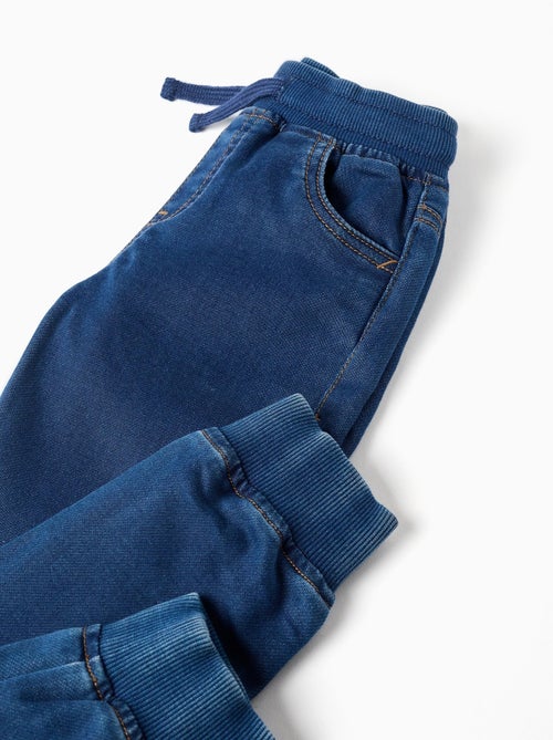 Pantalon Jogger en Denim Slim - Kiabi