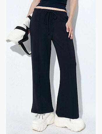Pantalon jogger en jersey à jambe évasée femme busem