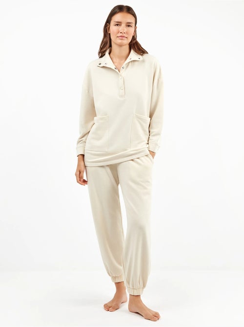 Pantalon jogger en molleton - Kiabi Pantalon jogger en molleton - Kiabi