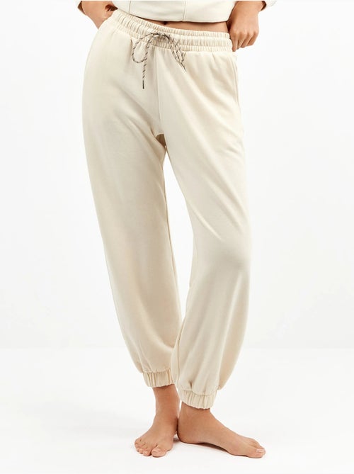 Pantalon jogger en molleton - Kiabi Pantalon jogger en molleton - Kiabi