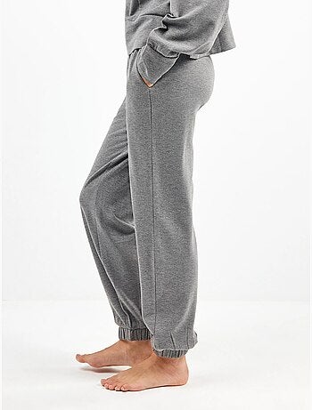 Pantalon jogger en molleton