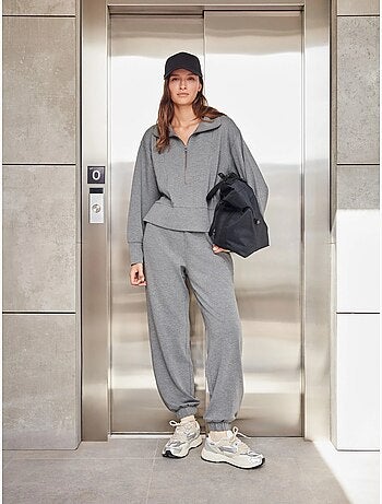 Pantalon jogger en molleton