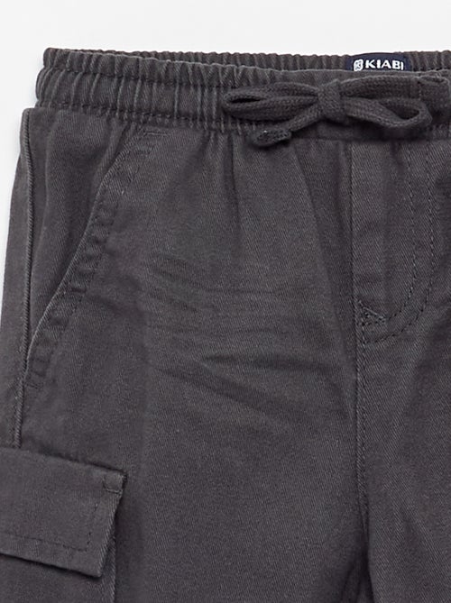 Pantalon jogger en twill avec poches à rabat - Kiabi Pantalon jogger en twill avec poches à rabat - Kiabi