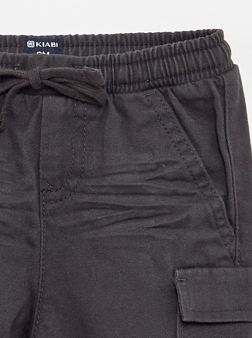 Pantalon jogger en twill avec poches à rabat - Kiabi Pantalon jogger en twill avec poches à rabat - Kiabi