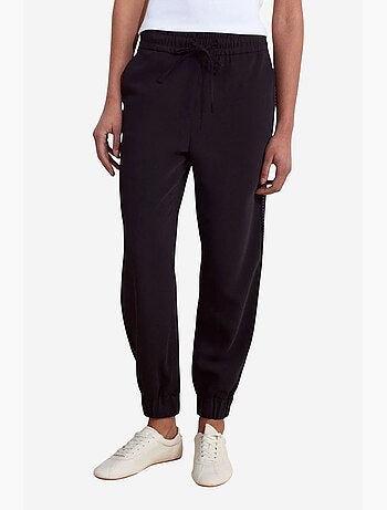 Pantalon jogger femme à taille élastique dilvin
