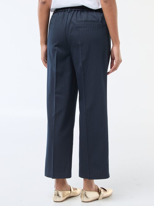 Pantalon jogger femme en chaîne et trame - Kiabi Pantalon jogger femme en chaîne et trame - Kiabi