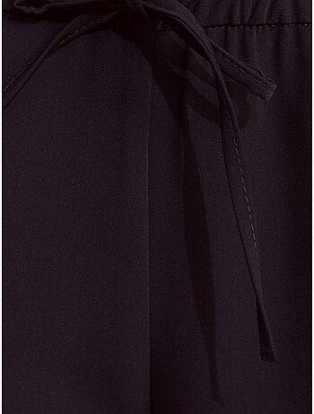 Pantalon Jogger Femme En Crêpe Polyester