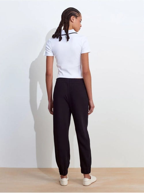 Pantalon Jogger Femme En Crêpe Polyester - Kiabi