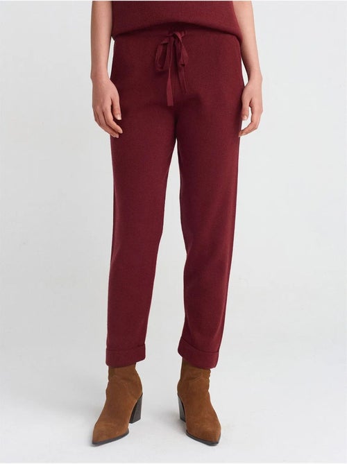 Pantalon Jogger Femme En Maille Lurex - Kiabi
