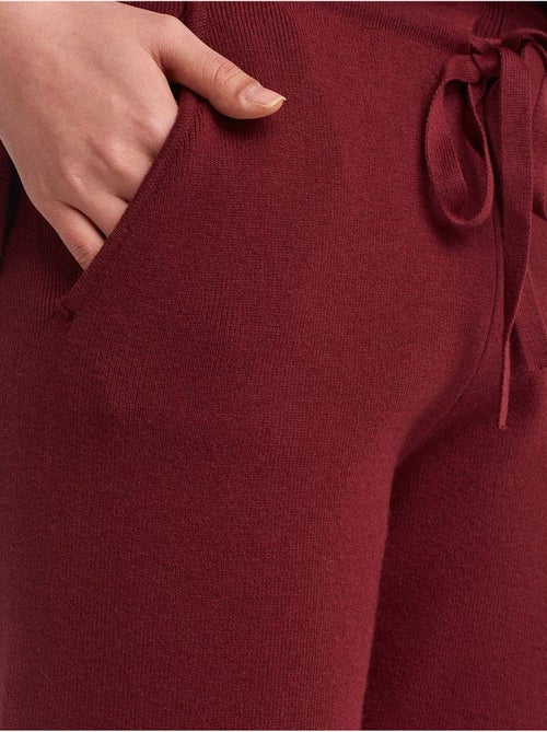 Pantalon Jogger Femme En Maille Lurex - Kiabi