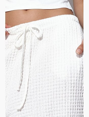 Pantalon jogger femme en tissu tissé busem