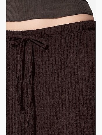 Pantalon jogger femme en tissu tissé busem