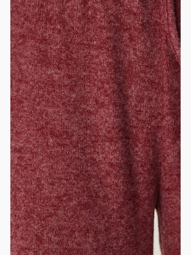 Pantalon jogger jambe large avec fermeture à cordon istanbul Rouge bordeaux - Kiabi