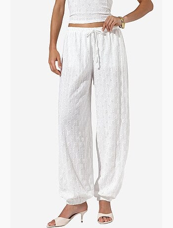 Pantalon jogger tissé texturé busem