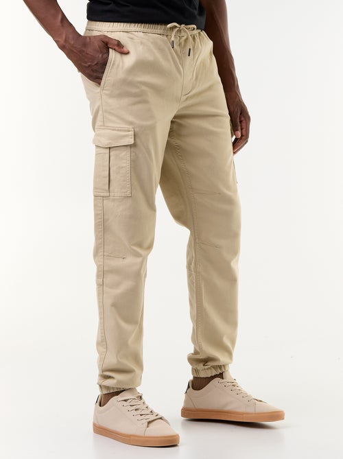 Pantalon joggerpant multipoches - Kiabi