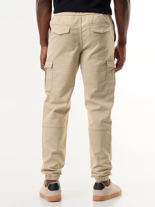 Pantalon joggerpant multipoches - Kiabi
