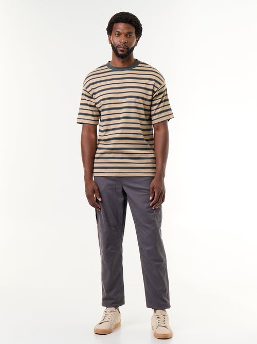 Pantalon joggerpant multipoches - Kiabi