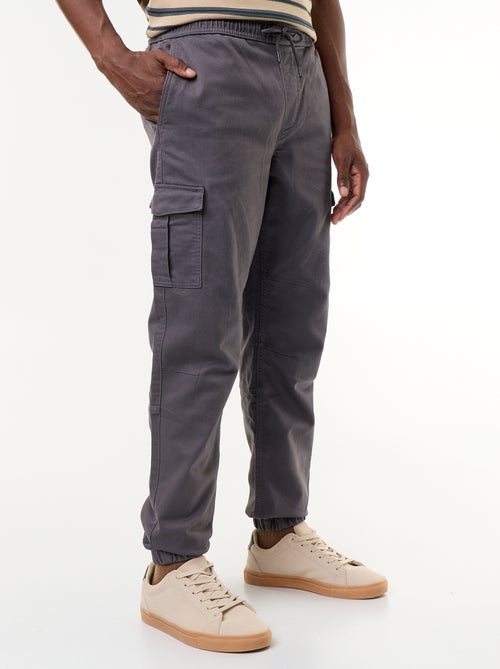 Pantalon joggerpant multipoches - Kiabi