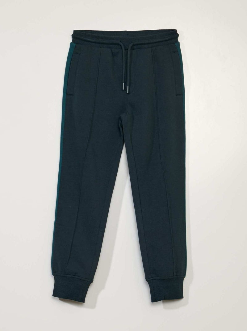 Pantalon jogging à bandes Vert - Kiabi