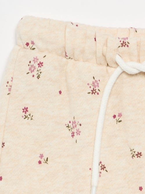 Pantalon jogging à motif - Kiabi