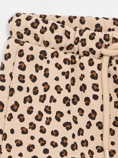 Pantalon jogging à motif - Kiabi