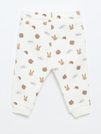 Pantalon jogging à motif