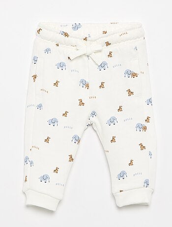 Pantalon jogging à motif