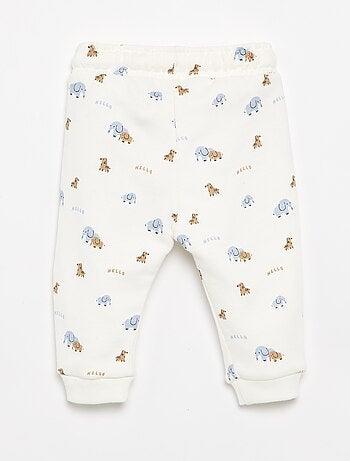 Pantalon jogging à motif