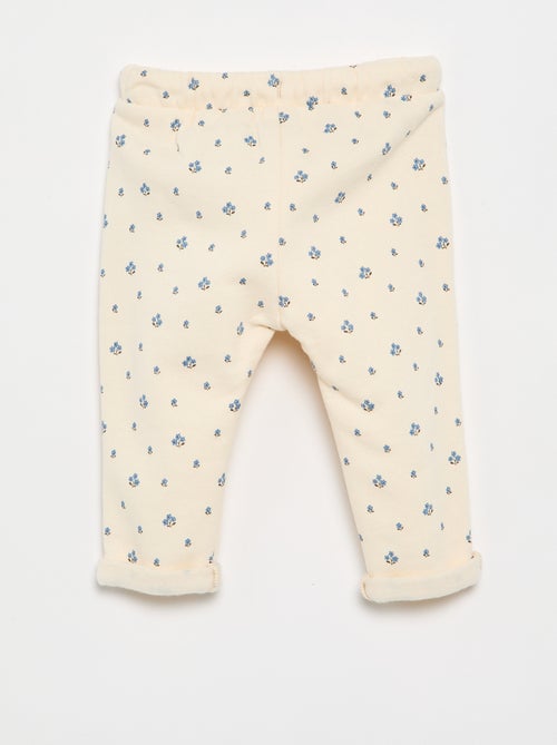 Pantalon jogging à motif - Kiabi