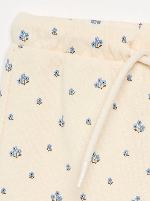 Pantalon jogging à motif - Kiabi