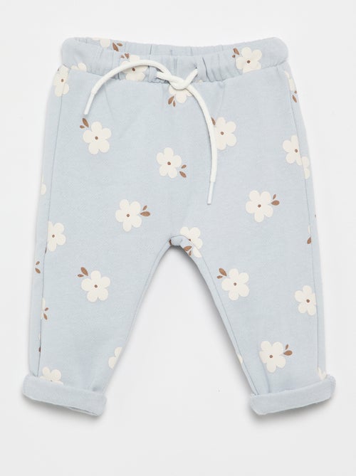 Pantalon jogging à motif - Kiabi