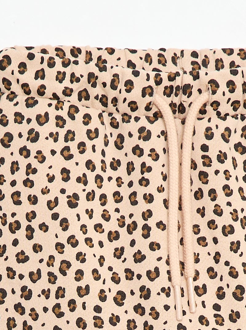 Pantalon jogging à motif Léopard - Kiabi