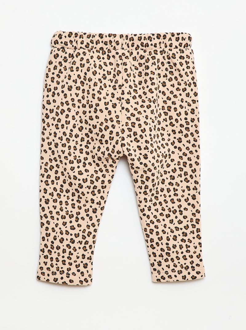 Pantalon jogging à motif Léopard - Kiabi