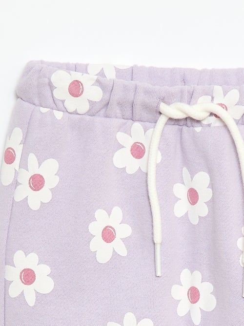 Pantalon jogging à motif - Kiabi