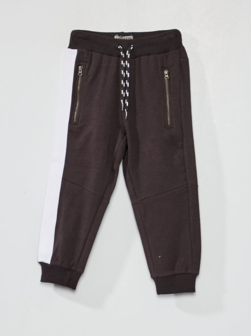 Pantalon jogging anthracite - Kiabi