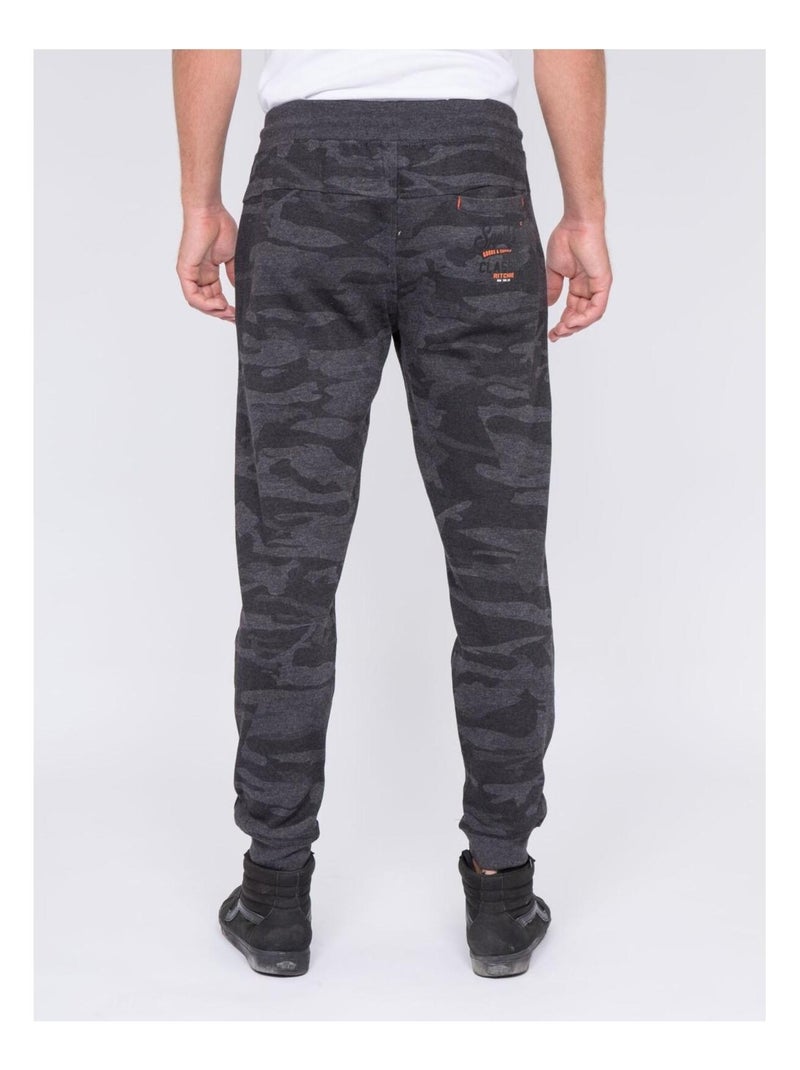Pantalon jogging army VARES Noir - Kiabi