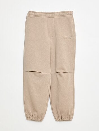Pantalon jogging avec inscription brodée