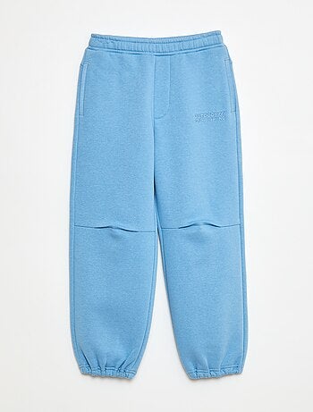 Pantalon jogging avec inscription brodée