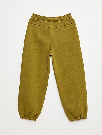 Pantalon jogging avec inscription brodée