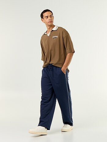 Pantalon jogging avec liserés