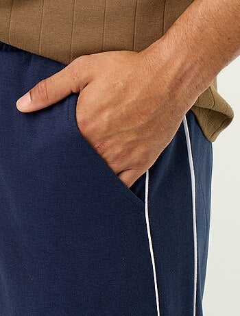 Pantalon jogging avec liserés