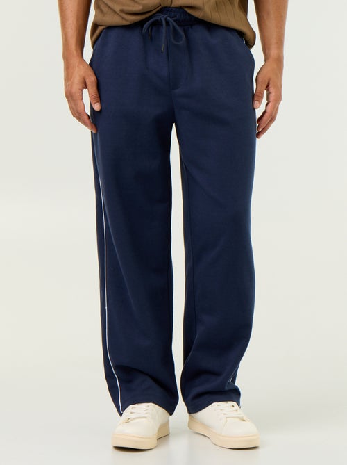 Pantalon jogging avec liserés - Kiabi