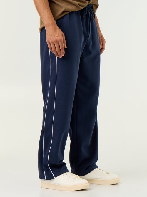 Pantalon jogging avec liserés - Kiabi